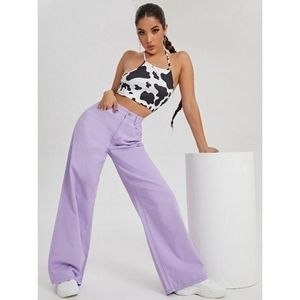 SHEIN High-Rise Wide Leg Jeans Size Small (4)